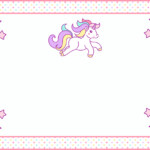 Free Printable Editable Unicorn Name Tag Template Estrelaspessoais