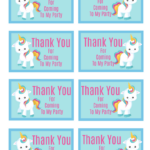 Free Printable Unicorn Name Tag Template