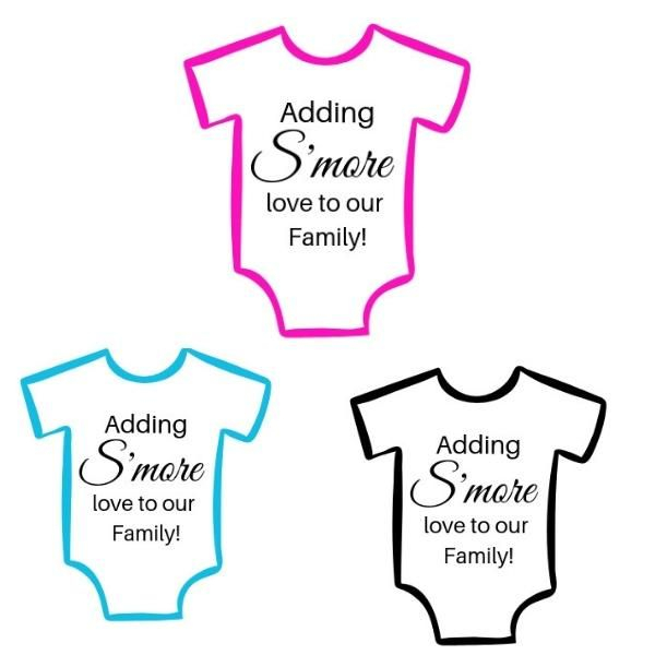 FREE PRINTABLE Adding S MORE Love To Our Family Baby Shower Tags 