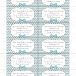 Thank You Baby Shower Printable Tag Labels Printable Baby