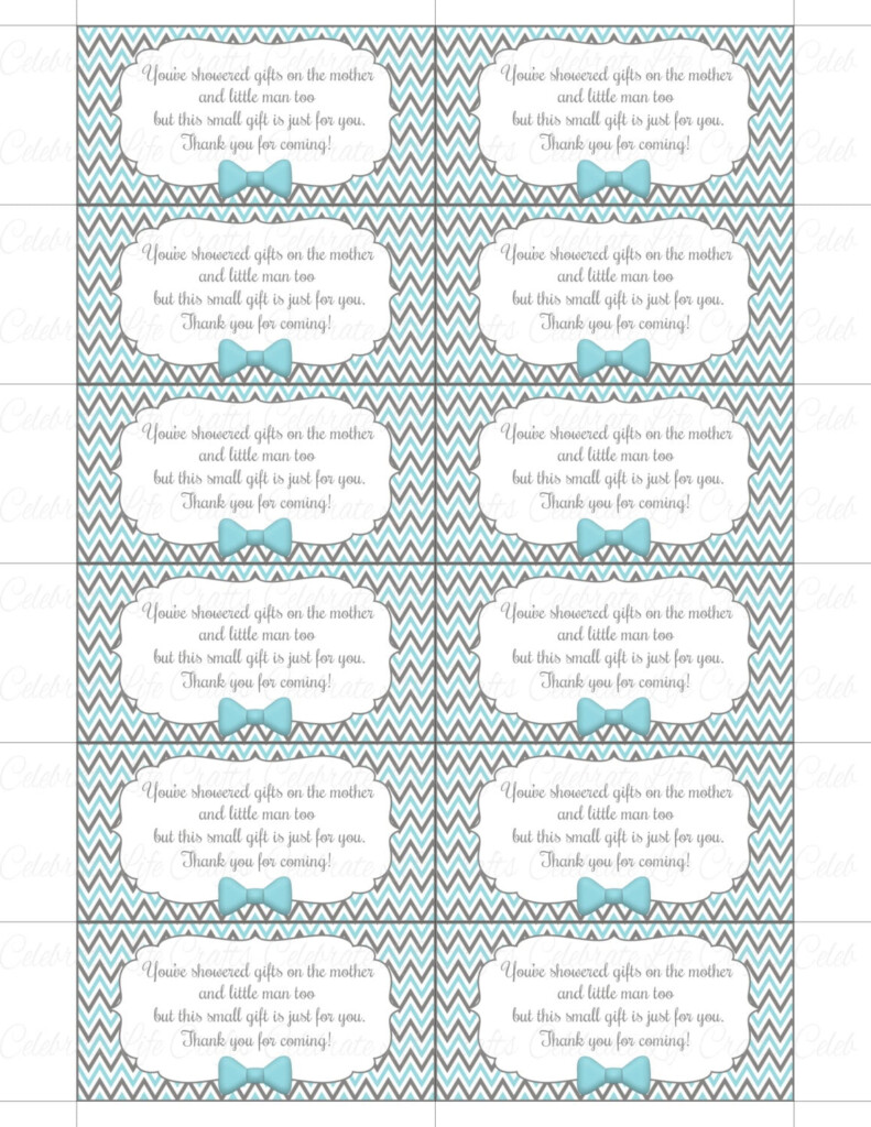 Thank You Baby Shower Printable Tag Labels Printable Baby
