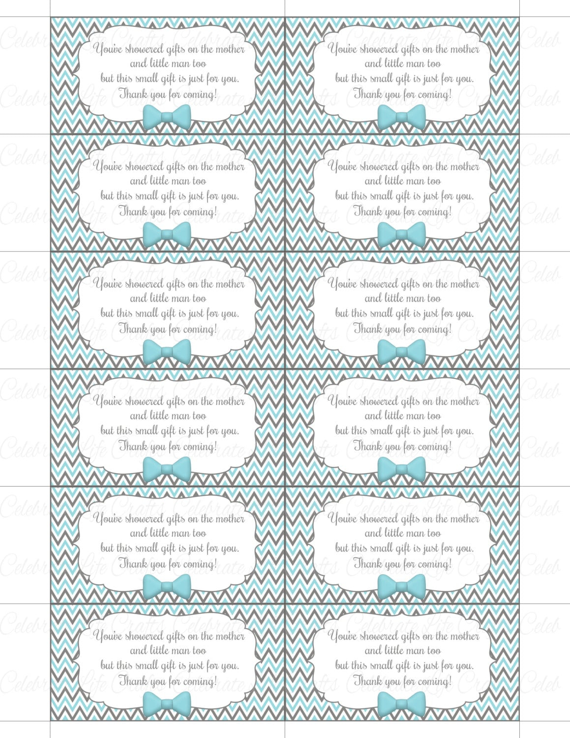 Thank You Baby Shower Printable Tag Labels Printable Baby