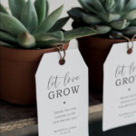 No Cost Printable Baptism Favor Tags Design Template Succulent