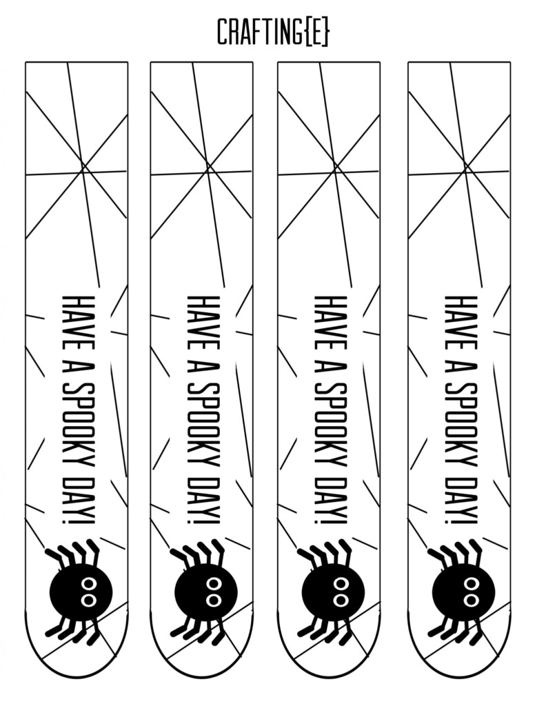 Spider Cookie Halloween Gift Tag