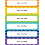 Editable Multicoloured Classroom Gratnell Tray Labels School Labels