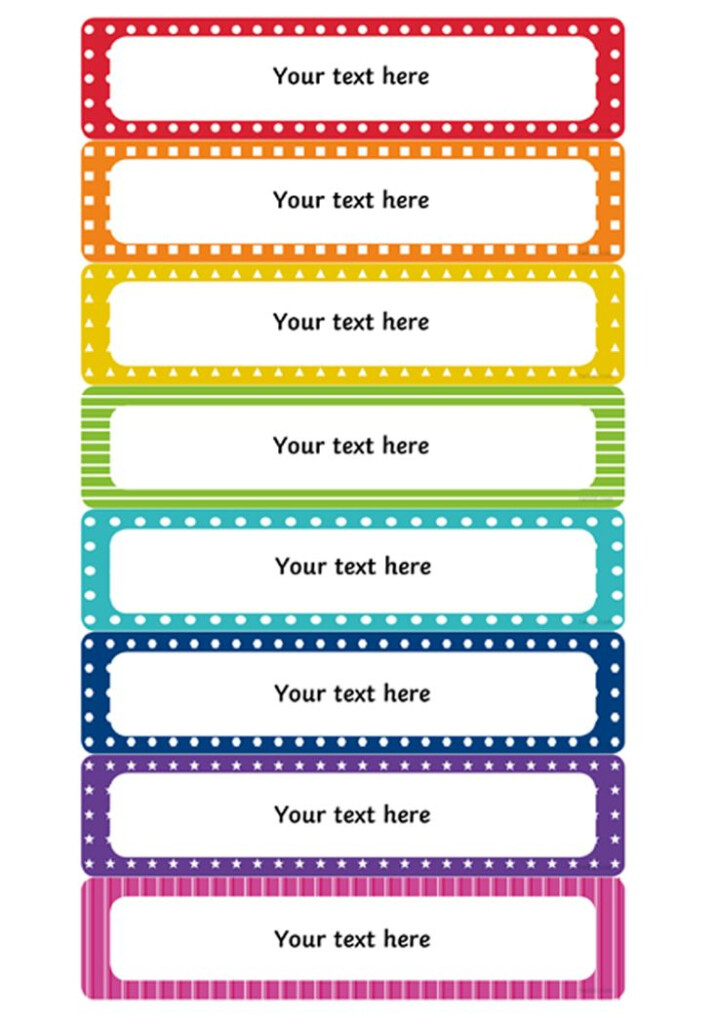Editable Multicoloured Classroom Gratnell Tray Labels School Labels 