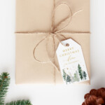 Christmas Gift Tag Editable Christmas Gift Tags Holiday Etsy