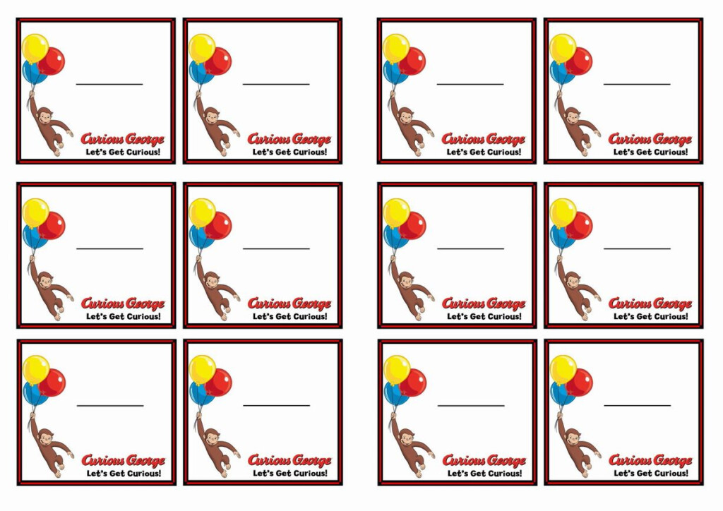 Cowboy Curious George Printables Curious George Curious George Birthday