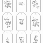 Gift Tag Template Word Fresh Printable Christmas Gift Tags Make Holiday