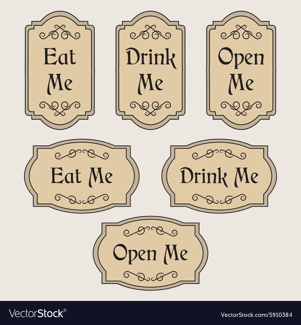 Alice In Wonderland Drink Me Tags Printable MyKingList Alice In