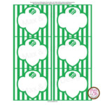 Girl Scout Printable Rectangle Tags Green editable PDF In 2021