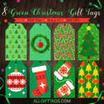 Printable Green Christmas Gift Tags Get Them In PDF Format At Http
