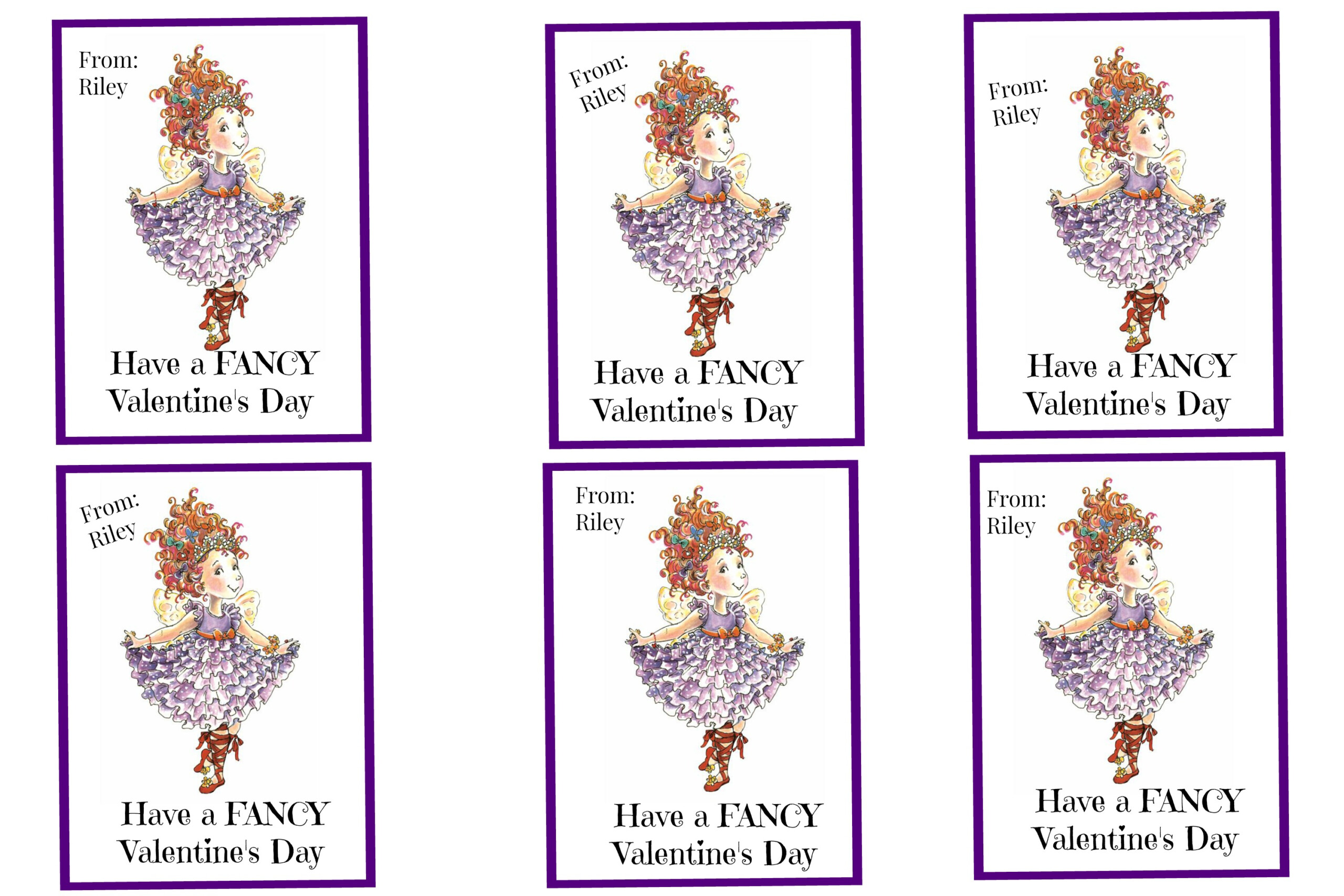 Fancy Nancy Valentine s Free Printable Amanda Farris