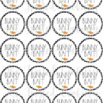 Bunny Bait Circle Tags