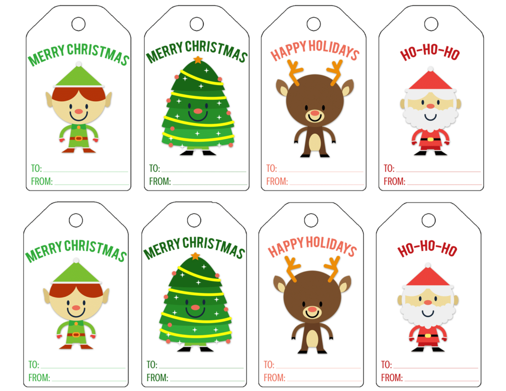 F free Editable Christmas Gift Tags Pdf Template Printable