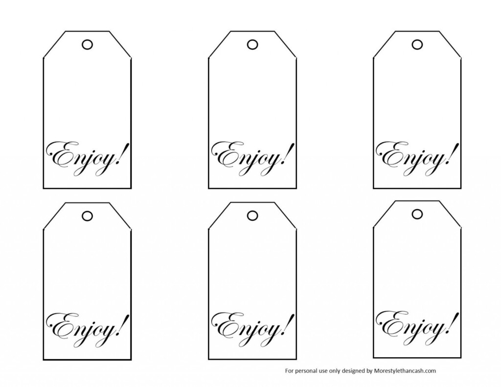 Free Printable Gift Tag Templates Addictionary