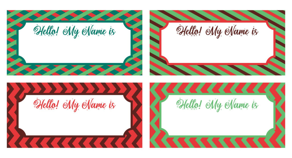 9 Best Printable Name Badge Designs Printablee