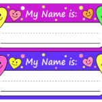 Free Printable Name Tags For Preschoolers TeachersMag