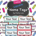Free Printable Desk Name Plates For Students Free Printable