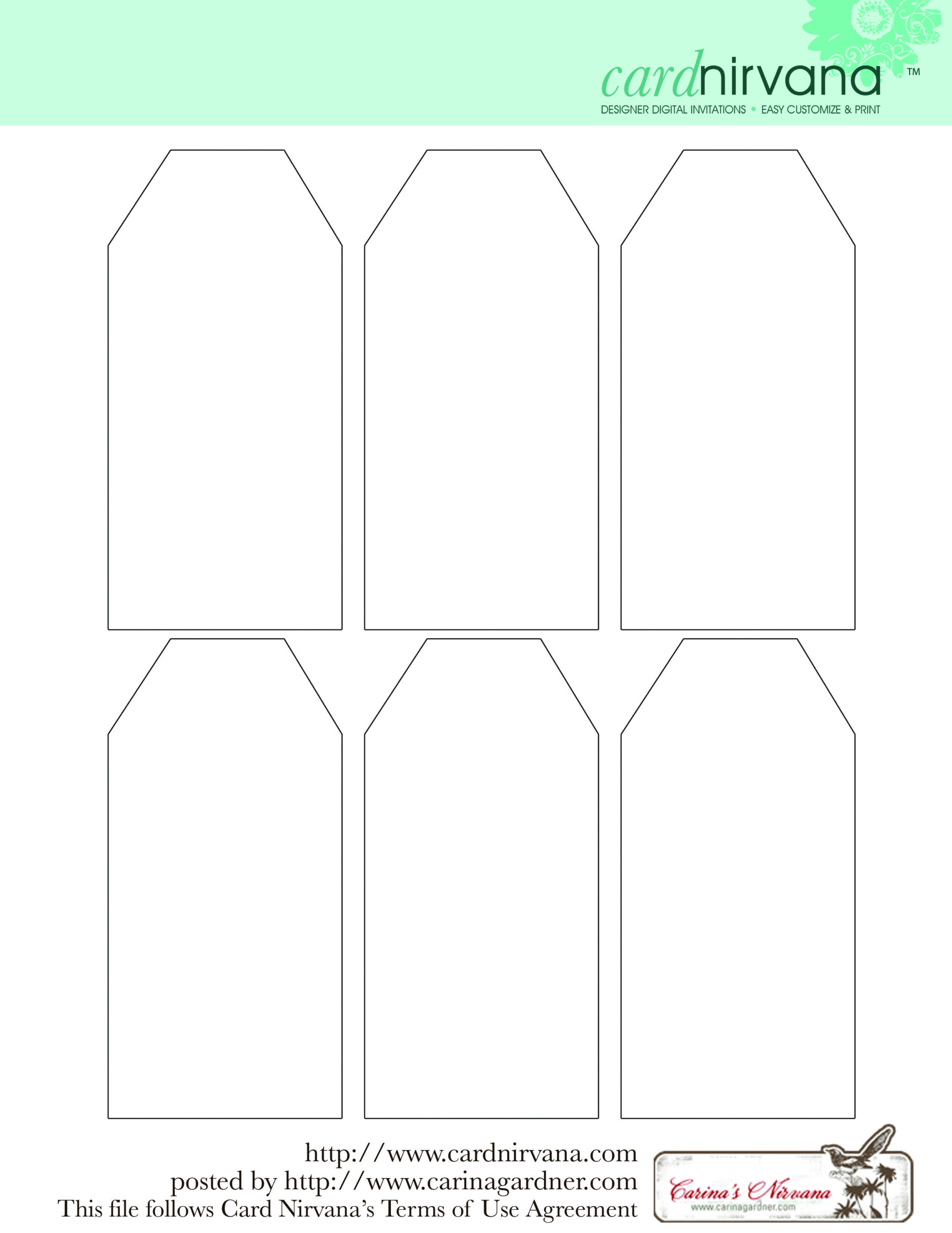 Blank Gift Tag Template Printable Tags Template Gift Tag Template