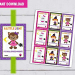 A Little Light For Halloween Night Halloween Gift Tags Ideas Glow