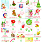 Free Printable Christmas Countdown Calendar Elf Magic Elf Magic