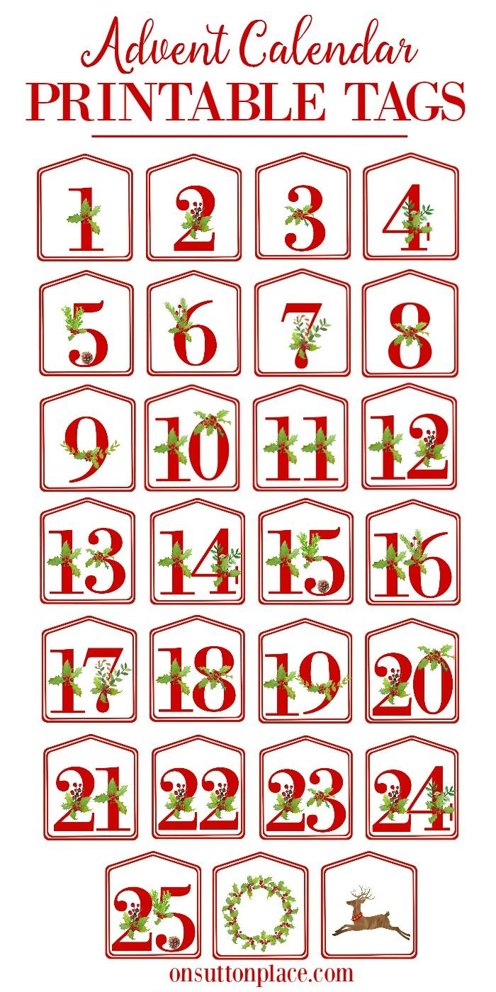 Christmas Alphabet Printables On Sutton Place Christmas Advent
