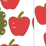 Printable Apple Shaped Gift Tags Printable Treats