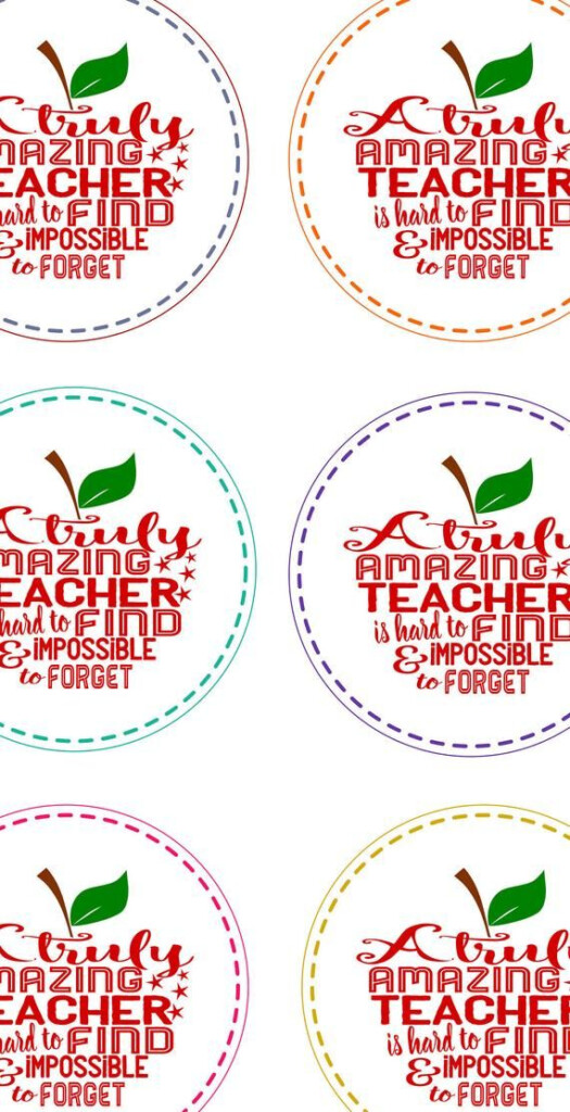 Printable Amazing Teacher Apple Gift Tag Teacher Etsy Apple Teacher 