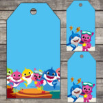 Baby Shark FREE Birthday Party Printable Files Thank You Tags