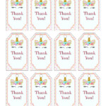 Free Printable Baby Shower Thank You Tags Template Free Printable