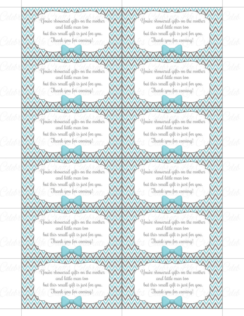 Thank You Baby Shower Printable Tag Labels Printable Baby