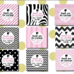 Barbie In Paris Favor Tags Barbie Thank You Tags Barbie