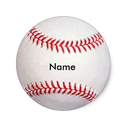Baseball Name Tags Template Baseball Sticker Name Tag Templates Tag 