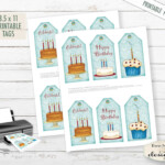 Printable Hang Tags Happy Birthday Sheet Tags Printable Tags