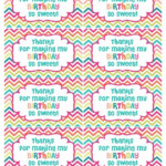 Free Printable Birthday Labels And Tags Elegant Easy Classroom Birthday
