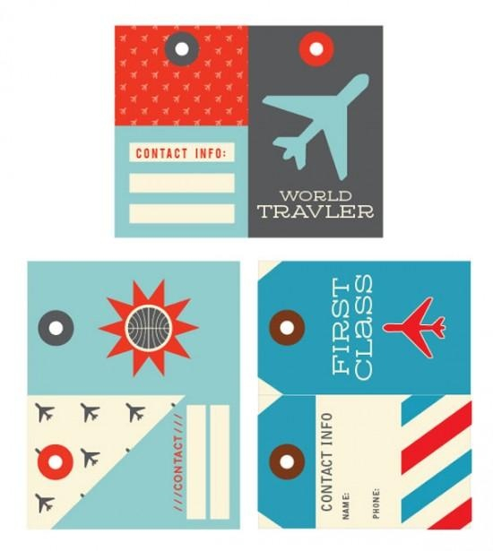  tiquette Bagage tiquette Bagage Imprimer Scrapbooking Voyage 