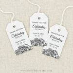 Wedding Favor Tags Templates Template Incredible Ideas Free Within