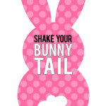 Printable Bunny Tail Tags Easter Tags Easter Prints Easter Basket Tags