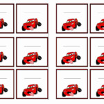 Cars Name Tags Birthday Tags Printable Printable Name Tags Birthday