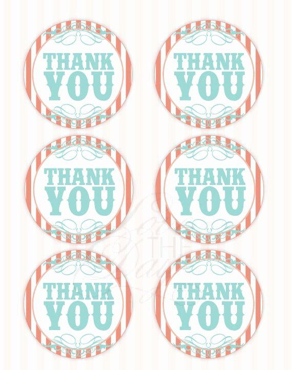 Free Printable Thank You Tags Luxury Vintage Circus Party Printable 