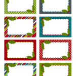 Printable Christmas Labels For Homemade Baking Free Printable Labels