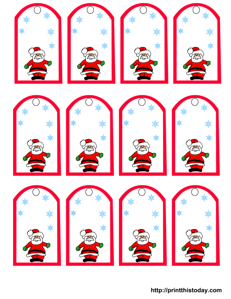Free Printable Christmas Price Tags Free Printable