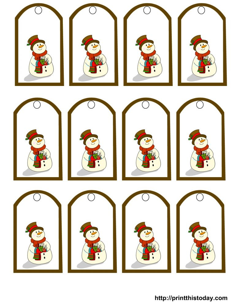 47 Free Printable Christmas Gift Tags That You Can Edit And 