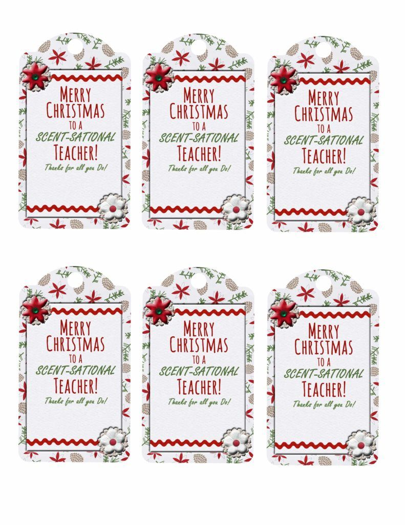 Christmas Teacher Gifts Free Printable Tags What s Your Sign Viny