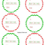 Christmas Circle Gift Tags That You Can Print At Home Keeping Life Sane