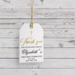 First Communion Favors Tag Baptism Favor Tag Printable Christening