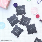 Chalkboard Buffet Food Labels Printable Dairy Free Vegan Gluten