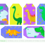 Dinosaur Gift Tags Kids Christmas Gift Tags Gift Tag Template Free
