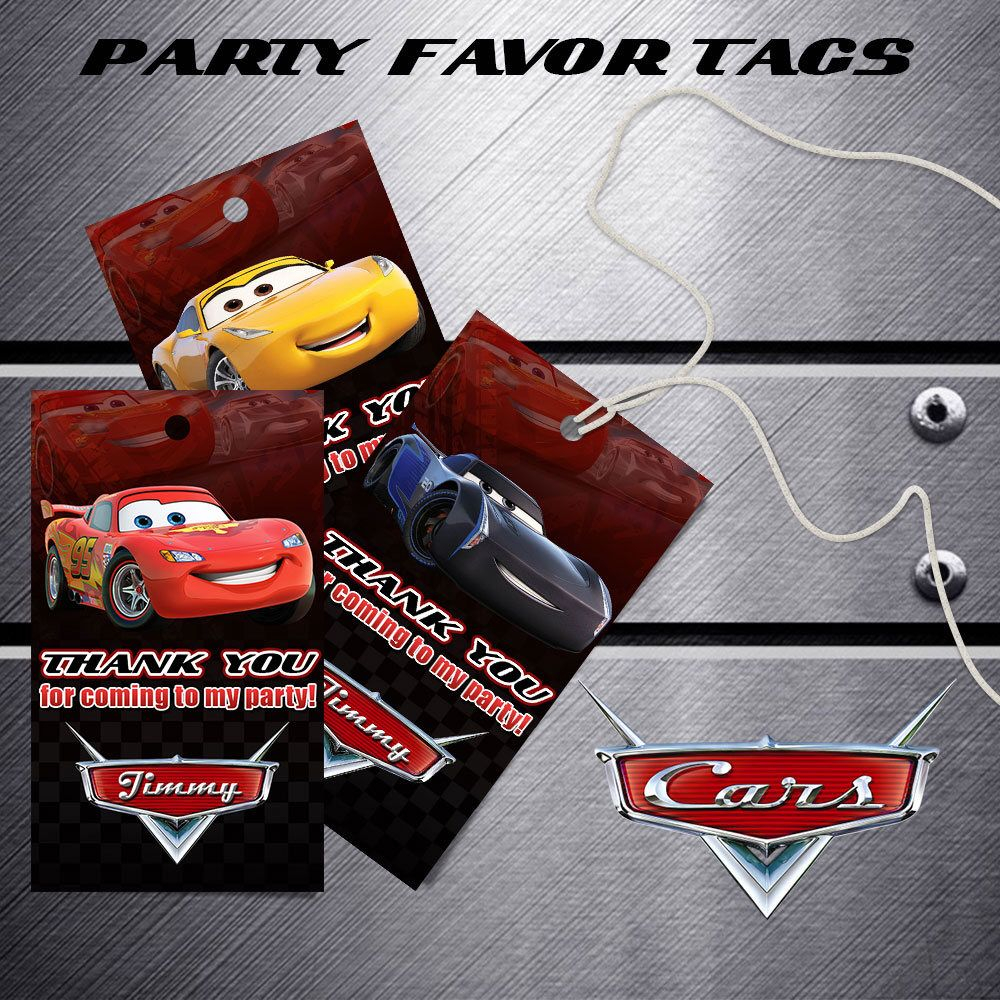 Free Printable Disney Cars Thank You Tags FreePrintableTag